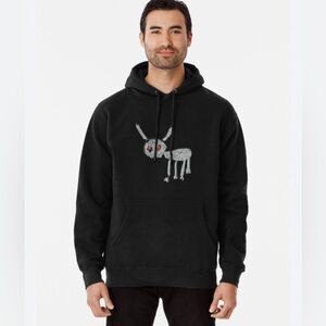 Drake Black Hoodie with Graphic Design